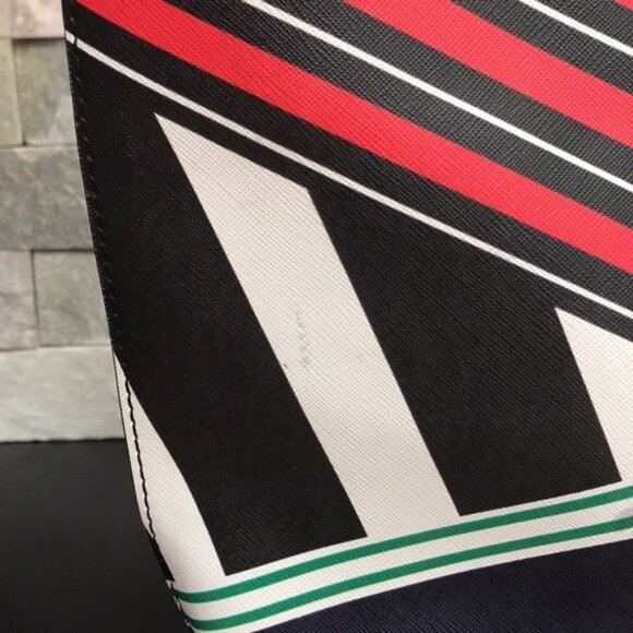 Trina Turk Geo Striped PVC Tote - Picture 15 of 16